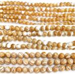  Margele din Sidef Rotunde 6, 8, 10, 12 mm pentru Bratari si Coliere Elegante