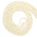  Margele din Sidef Rotunde Fatetate 3x3mm pentru Bijuterii