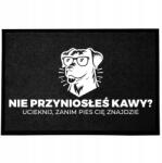 TabPrint Lábtörlő Bejárati Kényelmes Csúszásgátló Vicces Nyomtatás Fekete 40X60CM (WYCIERACZKA WITAJ W NASZYM BAŁAGANIE)
