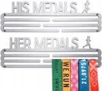HIS & Her Medals rozsdamentes acél éremtartó 60 éremhez