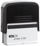 Colop Bélyegző C50 Printer Colop fekete ház/lila párna (57339) - iroda-ellatas