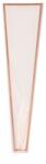  Rose gold keretes virágtasak 12.5cm x 4cm x 45cm, 10db - Fehér (VT05-01)