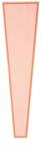  Rose gold keretes virágtasak 12.5cm x 4cm x 45cm, 10db - Rózsaszín (VT05-18)