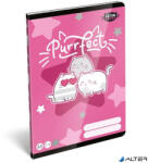 LIZZY Füzet, tűzött, A5, vonalas, 32 lap, 4-8. osztály, LIZZYSULI, "Kit tok Stars Purrfect", "21-32 (7500170002) - alter
