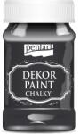 Pentart Dekor krétafesték 100 ml fekete (PA-21481)