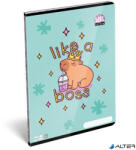 LIZZY Füzet, tűzött, A4, sima, 32 lap LIZZYSULI, "Lollipop Capybara (7500166000) - alter