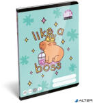 LIZZY Füzet, tűzött, A5, vonalas, 32 lap, 1. osztály, LIZZYSULI, "Lollipop Capybara", "14-32 (7500167000) - alter