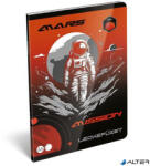 LIZZY Füzet, tűzött, A5, lecke, 40 lap, LIZZYSULI, "Mars Mission (7500174006) - alter