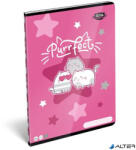 LIZZY Füzet, tűzött, A4, sima, 32 lap LIZZYSULI, "Kit tok Stars Purrfect (7500166001) - alter