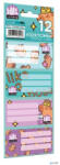 LIZZYSULI Füzetcímke, 12 db, LIZZYSULI, "Lollipop Capybara (7730001000) - alter
