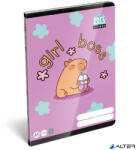 LIZZY Füzet, tűzött, A5, kockás, 32 lap LIZZYSULI, "Lollipop Capybara", "27-32 (7500171000) - alter