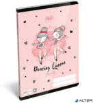 LIZZY Füzet, tűzött, A5, sima, 32 lap LIZZYSULI, "Tiny Dancer, Lovely Ballerina", "20-32 (7500172003) - alter