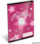 LIZZY Füzet, tűzött, A5, kockás, 32 lap, LIZZYSULI, "Kit tok Stars Purrfect", "27-32 (7500171002)