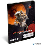 LIZZY Füzet, tűzött, A5, vonalas, 32 lap, 1. osztály, LIZZYSULI, "Mars Mission", "14-32 (7500167006) - alter