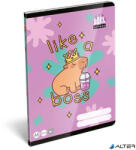 LIZZY Füzet, tűzött, A5, sima, 32 lap LIZZYSULI, "Lollipop Capybara", "20-32 (7500172000) - alter