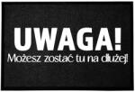 TabPrint Lábtörlő Bejárati Monokróm 40X60 Nyomtatás Fekete Ajándék Divatos Dekoráció (WYCIERACZKA NADRUK HIT CZARNA MODNA MONOCHROM)