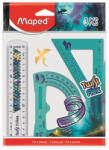 Maped Vonalzókészlet, műanyag, törhetetlen, 3 darabos, MAPED „Dragon sárkány (CIMA981898)
