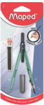 Maped Körző, heggyel, 2in1, ceruzává alakítható, MAPED „Compass Pen, vegyes színek (CIMA198700)
