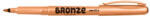 Centropen Alkoholos filc, OHP, 1 mm, CENTROPEN M-2670, bronz (AFC2670MB)