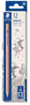STAEDTLER Grafitceruza, HB, hatszögletű, STAEDTLER "Noris® natural 130 60N (130 60N-2) - mystock