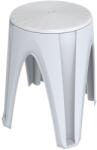 4home Scaun rotativ Girotondo alb, 35 x 35 x 45, 5 cm, alb