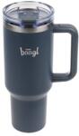 Baagl B-Cup szívószálas termo pohár - Antracit (A-36017)