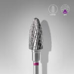 2M Beauty Capat freza carbid Staleks Expert medie 6 mm - 504