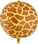 PartyDeco Balon din folie - Model girafă 50 cm