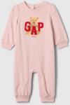 GAP Бебешки гащеризон с лого GAP GAP | Rozov | Момичешки | 3-6 месеца - zoot - 61,39 лв