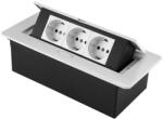  Carcasa prize incorporabile birou, 6M, Gri, DS-06-1-A-S