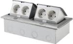  Carcasa prize incorporabile pardoseala, 8M, Gri, FS-08-1-A-S