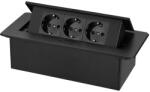  Carcasa prize incorporabile birou, 6M, Neagra, DS-06-1-A-B