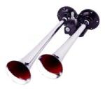SEGER Légkürt Chrome 24V 1 szólamú 125dB 96mm x 103mm x 380mm (82AH2400) (82AH2400) - jarmulampa