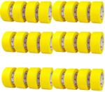 Flippy Set 24 Role Banda Adeziva de Mascare, Rezistenta UV, 48mmx50m, Rezistenta, Aderenta, Galbena (163870)