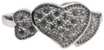 Flippy Inel, Jolie Silver, Argint 925 Inimi cu Pietre M 49 (116785)