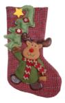 Flippy Ciorap Cadouri, Flippy, cu model ren, rosu, marimea 20x45 cm, textil, interior (104820)