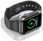 Flippy Incarcator Wireless pentru Smart iWatch, Flippy, Compatibil cu Apple iWatch 1/9, Magnetic Charger, Interfata TYPE-C, 3W, 7.5 x 7.5 x 1.2 cm, Pliabil, Alb (165008)
