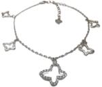 Jolie Silver Brățară Damă din Argint 925, Jolie Silver, Model cu 5 Fluturi Contur, Design Elegant Inspirat din Natură, Greutate 3.1 g, Argintiu (116647)