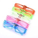 Flippy Ochelari de Petrecere cu LED, Flippy, Model Neon, din Plastic, 3 Moduri de Iluminat, Marime Universala, Multicolor (162156)