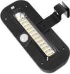 Flippy Lampa solara LED dreptunghiulara pentru perete Flippy, 18 x 7 cm, senzor miscare, 6V, ABS, 2200mAh, rezistent la apa, culoare alb rece, suport Alb (124691)