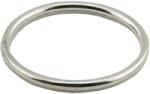 Jolie Silver Inel Dama Argint 925, Jolie Silver, Tip Verigheta, Marimea 61, 0.3 cm x 2.2 cm, 0.8 g, Argintiu (103217)