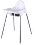 Flippy Scaun de Masa, Flippy, pentru Bebelusi si Copii 6-36 Luni, din Plastic/Metal, Centura in 2 Puncte, Tava Detasabila, 63 x 57 x 85 cm, Alb (130153) Scaun de masa bebelusi, inaltator