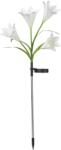 Flippy Lumina solara LED tip Crin cu 4 flori, inaltime 80 cm, pentru gradina, Flippy (122539)