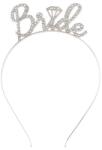 Flippy Coronita pentru Mireasa, Flippy, Model Bride, cu Cristale, Marime Universala, 12.5 x 14.5 cm, Alb (131249)