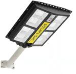 Flippy Lampa solara stradala Flippy, cu telecomanda, senzor de miscare si lumina, suport prindere, 720 LED-uri, IP65, ABS, 15AH, 500W, temperatura culoare 6500K, 44.5x34.7x6.6 cm, autonomie 10-12 ore, negru 