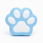 Flippy Jucarie Antistres Squishy, Flippy, Revenire Lenta, Model Labuta de Pisica, Squishy, BIG 12.5 x 10.5 cm, 220 g, Model 13, Albastru Alb (136069)