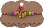 Jolie Martisor Bratara Multicolora pentru Copii, Jolie, din Lemn si Textil, Model Fluturas (134883)