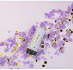 Flippy Tun de Confetti, Flippy, Best Wishes 11 x 4 cm, Model Buline din Hartie si Folie, Mov (137799)