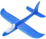 Flippy Avion planor din polistiren in punga , lungime 47 cm, cu lumini pe toata lungimea, Albastru , Flippy (116317)