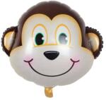 Flippy Balon din Folie Metalizata, Flippy, Mini Figurine Animalute, Model Maimutica, Tematica Aniversare, 42x42 cm, Ambalaj Individual, Pai Inclus, Umflare cu Aer sau Heliu, Multicolor (127403)